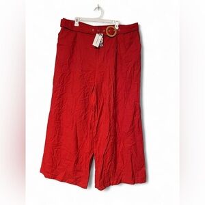 Cider Orange Pants with Belt